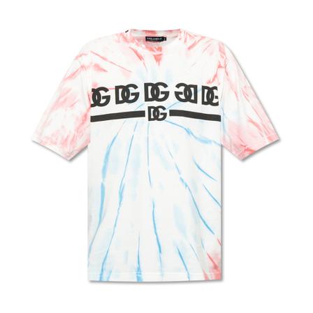 Dolce & Gabbana T-shirt with logo Blå, Herre T-shirts