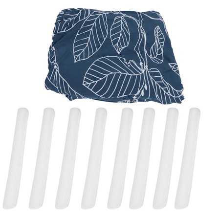 Blå blad mjuk elastisk sofföverdrag tvättbar soffskydd möbelskydd för hem 2-sits