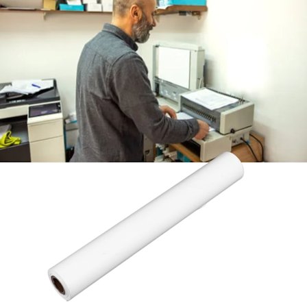 A4 Termisk Papir 8m Langt 21cm 3cm Størrelse Lys Glatt A4 Termisk Skriver Papirrull for Utskifting