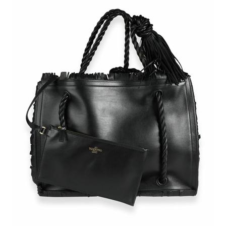 Valentino Vintage Tote Tass , Zwart , Dames , Maat: ONE Size Vintage Tassen