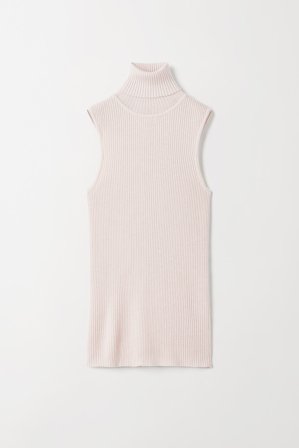 Soft Goat - Turtleneck Singlet - Kaschmirpullover für Damen - XS - Powder