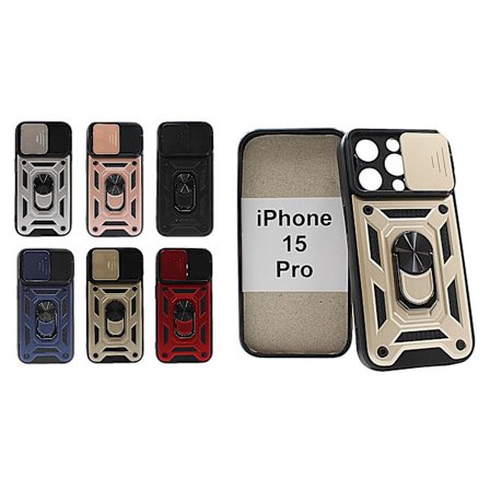 TPU Tough Slide Case iPhone 15 Pro