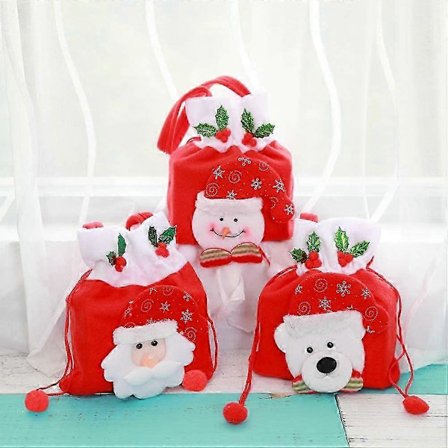 Julklappspåsar Set om 3