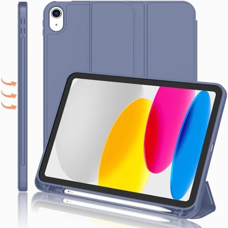 Funda Fodral för IPad 10:e Gen IPad Pro11 Air11 2024 IPad Air5 10.2 10.5 Air1 2 5:e 6:e 9.7 Magnetiskt Tablet Fodral med Pennhållare