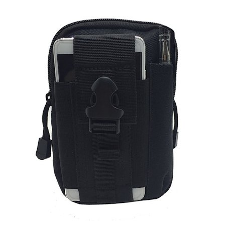 Utomhus militär fläkt sport midjeväska 1 st svart