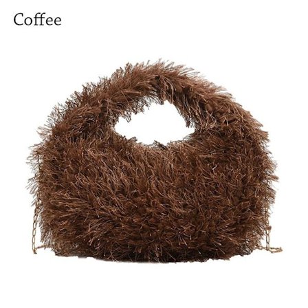 Pels Håndtasker Crossbody Taske KAFFE