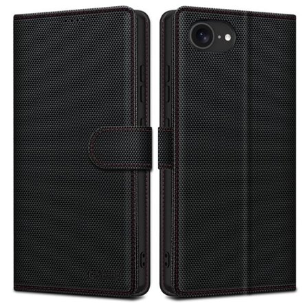 TECH-PROTECT WALLET RS IPHONE 16E BLACK/RED Tech-Protect lommebokveske for iPhone 16e - svart