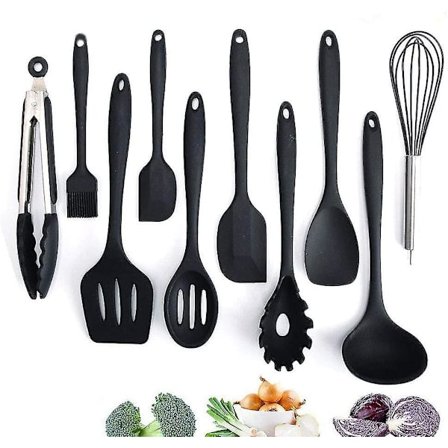 Silikonesæt til køkkenet, avanceret køkkengrejssæt Varmebestandige køkkenapparater Madlavningstilbehør