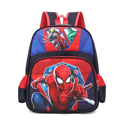 Pojkar Flickor Junior Spiderman Frozen Sophia Marvel Ryggsäck Barn Skola Väska Barn Ryggsäck(Spiderman)
