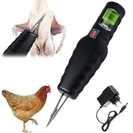 Elektrisk fjerplukker, elektrisk fjerkræplukker, plukkemaskine (sort)