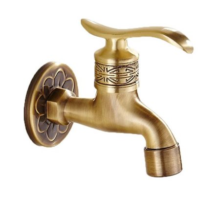 Koldt vandhane antik messing vægmonteret greb håndtag vask