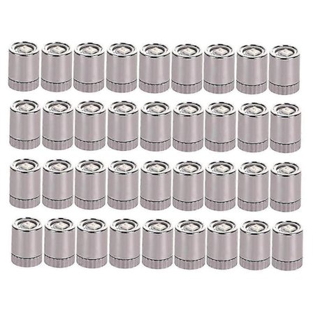 36 stk Miniatyrbelysning for, Miniatyr LED-lamper for Håndverk, Mini Spotlights Batteridrevne (varmhvit)