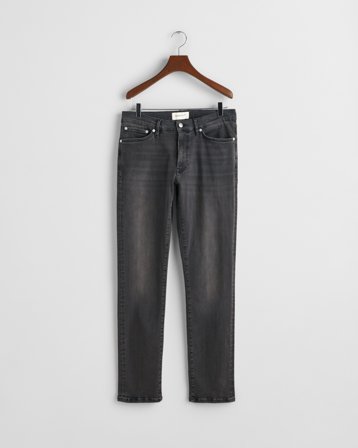 GANT Herren Extra Slim Fit Active Recover Jeans in Schwarz (32/32)
