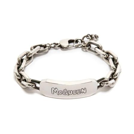 Alexander McQueen bracelet grå, Herr Armband, Herr, Storlek: ONE SIZE