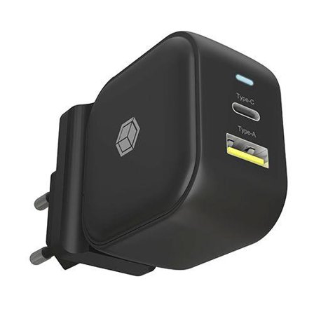 ICY BOX 2-Port Wall Charger With Usb