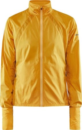 Craft Women's Adv Essence Wind Jacket Women unlined workout jackets Yellow M