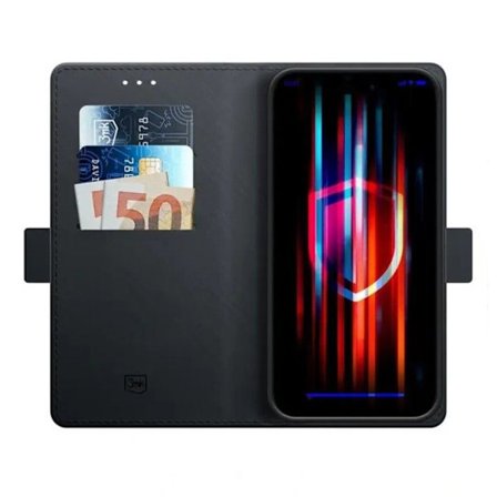 Coque Wallet Case 3MK iPhone 17 Svart