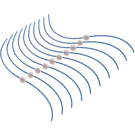 Black & Decker A6489-XJ Trimmertråd 10-pakning, Hagemaskiner