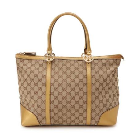 Gucci Vintage, Pre-owned Handbags Beige, Dames, Maat:ONE Size,leather