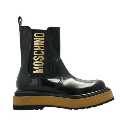 Moschino - Stövlar - Svart - Herr - Storlek: 44 Eu, Herr, Storlek: 44 EU