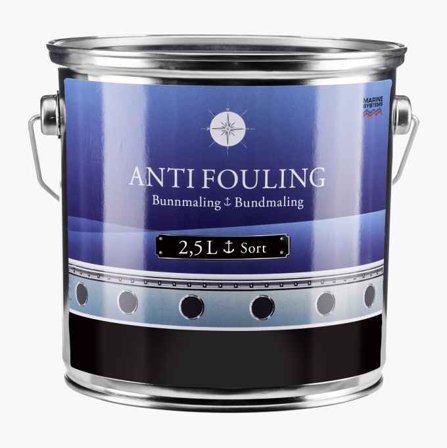 Biltema - Bunnstoff Kobberoksidbasert Svart 2,5 Liter - Egnet for Norsk og Dansk Kyst, Forebygger Vekst av Vannlevende Organismer på Fartøy