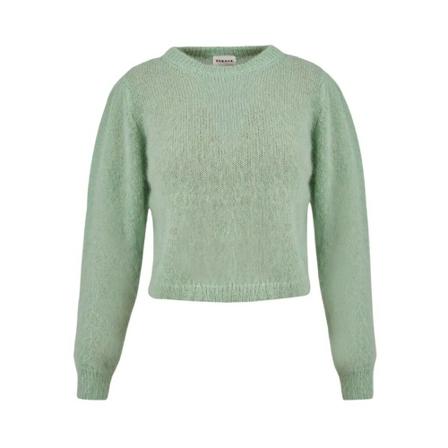 P.a.r.o.s.h. Round-neck Knitwear , Groen , Dames , Maat: S Truis