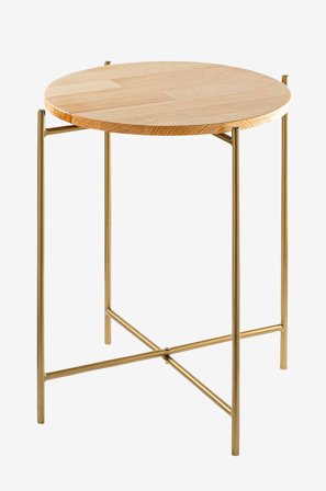 Hanah Home - Sofabord - Tabitha - Messing - Småborde - Fra Homeroom