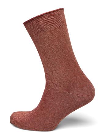 Lucinda Socks Lingerie Socks Regular Socks Brun Mp Denmark*Betinget Tilbud