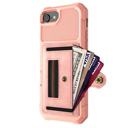 Praktiskt Skal med Korthållare - iPhone 6/6S