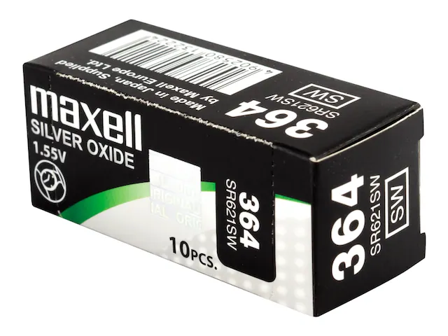 MAXELL SR 621SW batteri - 10 x SR621SW - Zn/Ag2O