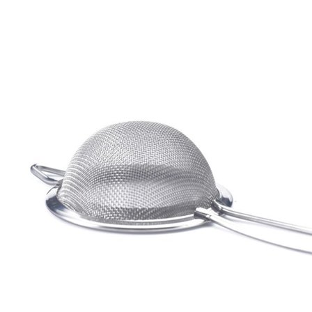 Mini tesil i rustfritt stål 6,5 cm finmasket for te, cocktailer, mel, sukker og krydder