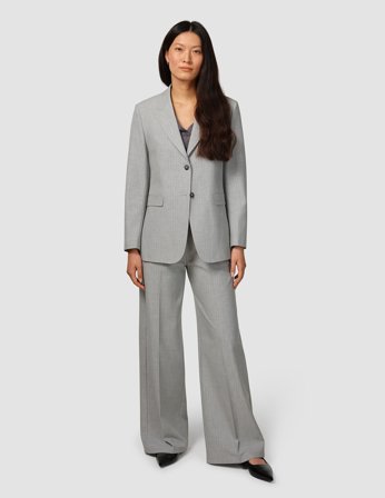 Shaping New Tomorrow - Female - Essential Suit - Light Grey Pinstriped
