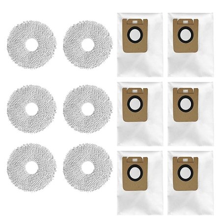 Robotdammsugare Tillbehör Ersättningsdammsäck Mopp för Bot L10s Ultra / S10 / S10 Pro