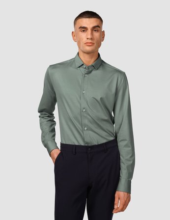 Shaping New Tomorrow - Classic Shirt - Pistachio - Slim Fit - Herre - Størrelse XXL