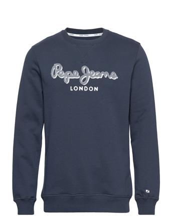 Lamont Crew Sweat-shirt Tröja Blå Pepe Jeans London