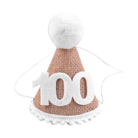 Hat Baby Fødselsdagsfest Hat Halvår Børn Baby Shower Hat Fødselsdag Hovedbånd Dekoration C