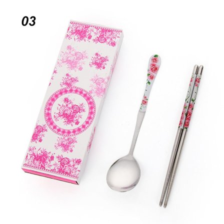 2 stk/sæt Ske Spisepinde Bestiksæt Spisestel 3 3