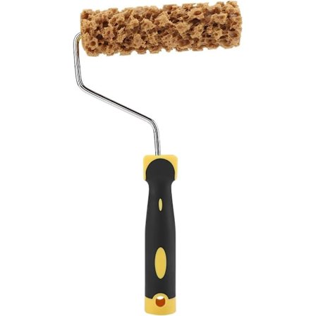 Kuvion tekstuurimaali rulla koristeellinen harja kahvalla koristele jyvätyökalu