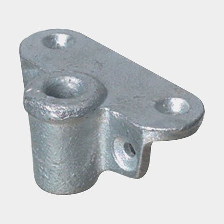 Supporto per scalmo, per montaggio laterale, acciaio zincato, 57 mm (2 1/4"), 1 pezzo
