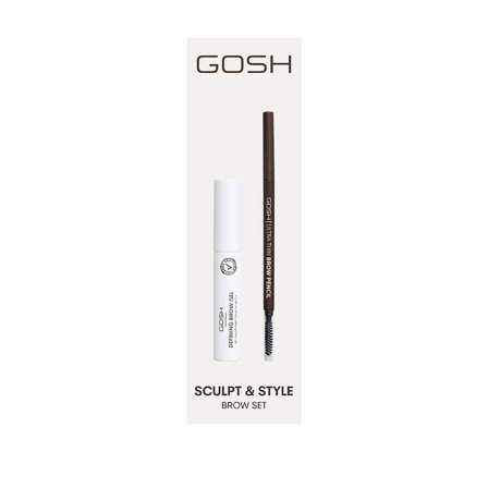 3 for 2 - Gosh Copenhagen GOSH Sculpt & Style Brow Set 23 ml, Makeup, Øjenbryn, Øjenbrynsfarve
