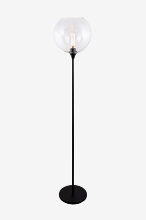Globen Lighting - Gulvlampe Bowl - Sort - Gulvlamper - Fra Homeroom
