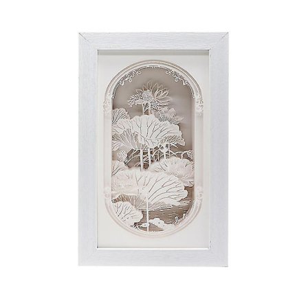 LED Papirklipningslampe DIY Origami Kreativ Natlys, Papirklip Lysskrin, Med Fjernbetjening