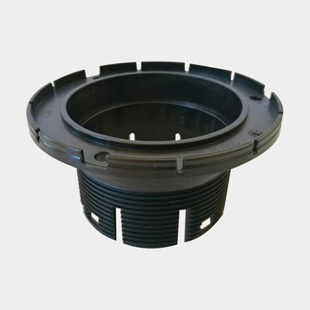 Varmluftsmunstycke till värmare Autotherm, Ø60 mm, plast, svart, passar till Autotherm dieselvärmare