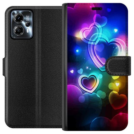 Yhteensopiva Lompakkokotelo Motorola Motorola Moto G13 NeonRakkaus