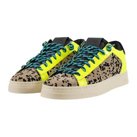 P448, Sneakers Jackt Geel, Dames, Maat:39 EU,rubber