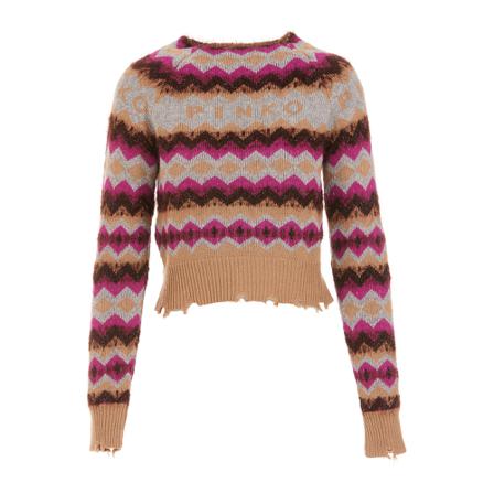 Pinko, Sweater Czerwony, Kobieta, Rozmiar: L