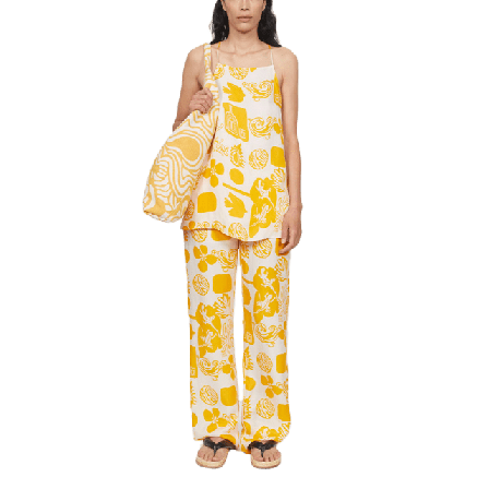 Rodebjer Sera Print Blouse Blusar Dam Gul XS