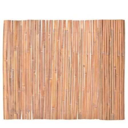 vidaXL Vindskydd 100 x 400 cm bambu