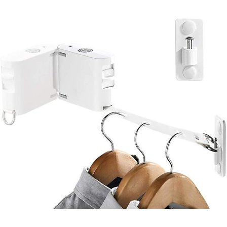 Uttrekkbar Klessnor, 1 til 2 Klessnorvinder med 4,2 m hull for innendørs bruk