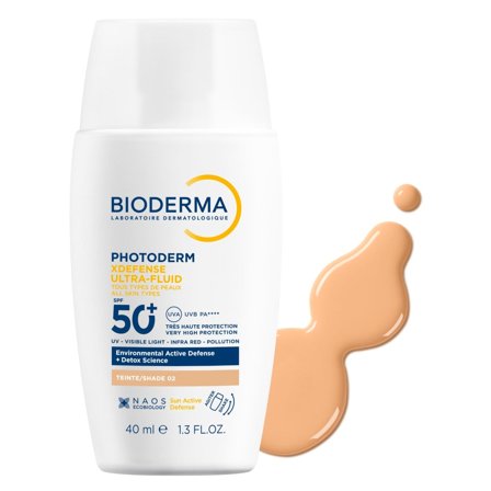 BIODERMA XDefense Ultra-Fluid Tinted SPF50+ 02 40ml - Solare viso alta prot.